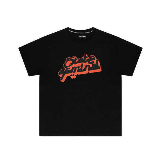 "5OM GRFX" 5OM Arab Tee Black