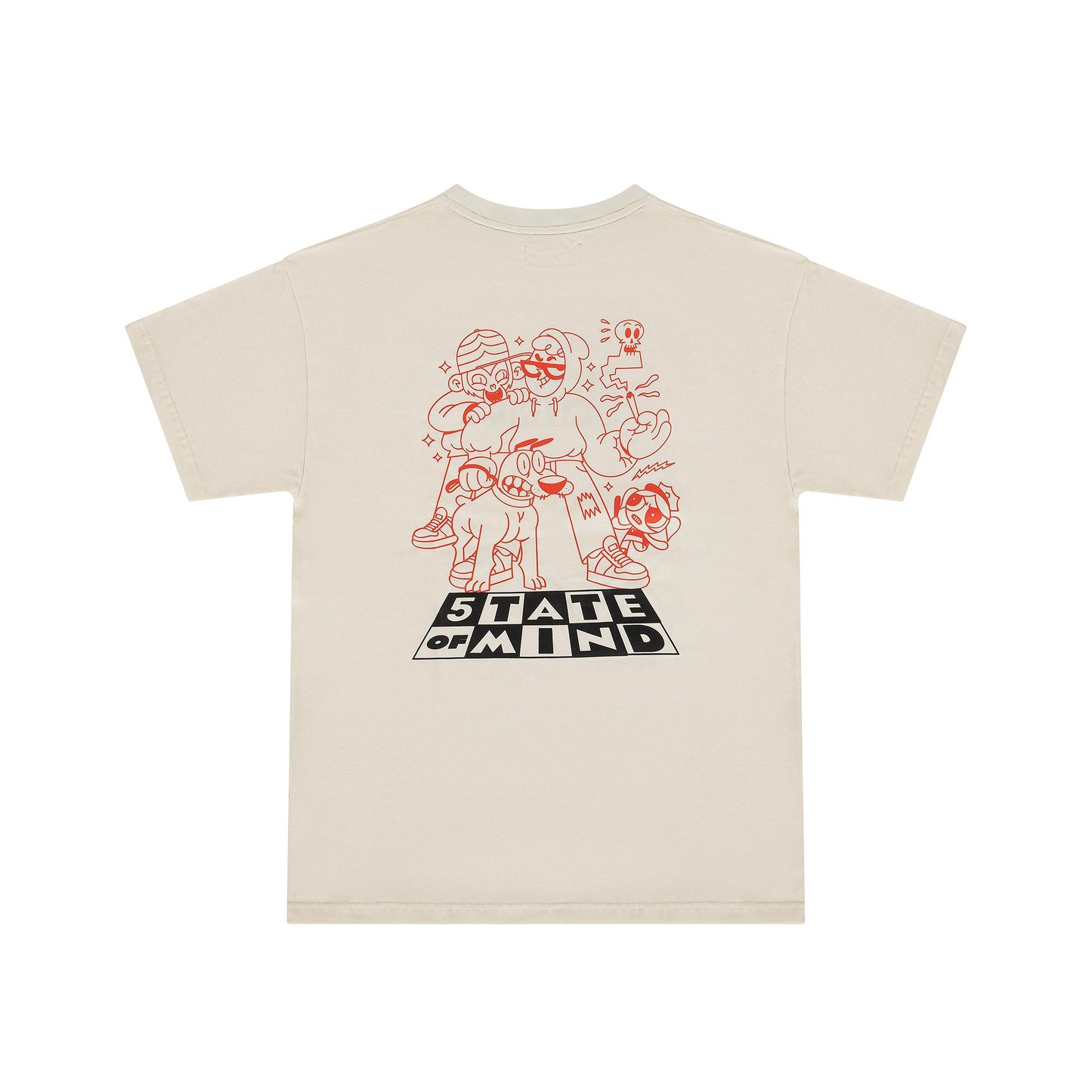 "5OM GRFX" 5OM Cartoon Network Tee Off white