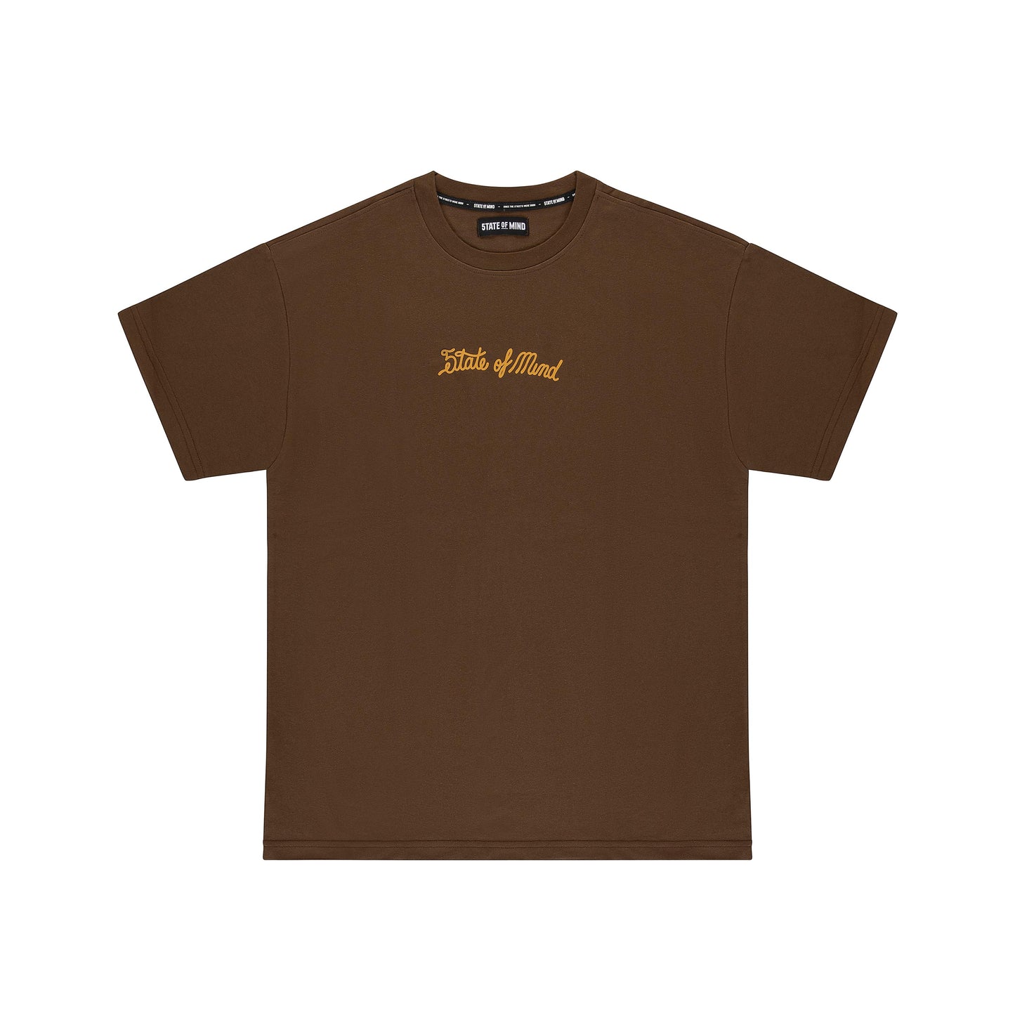 "5OM GRFX" Gang Signs Tee Brown