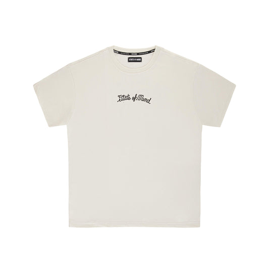 "5OM GRFX" Gang Signs Tee Off white