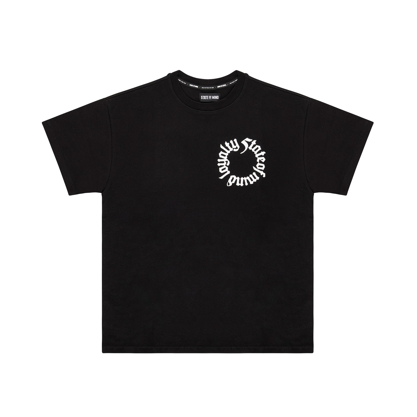 "5OM GRFX" 5OM Loyalty Tee Black