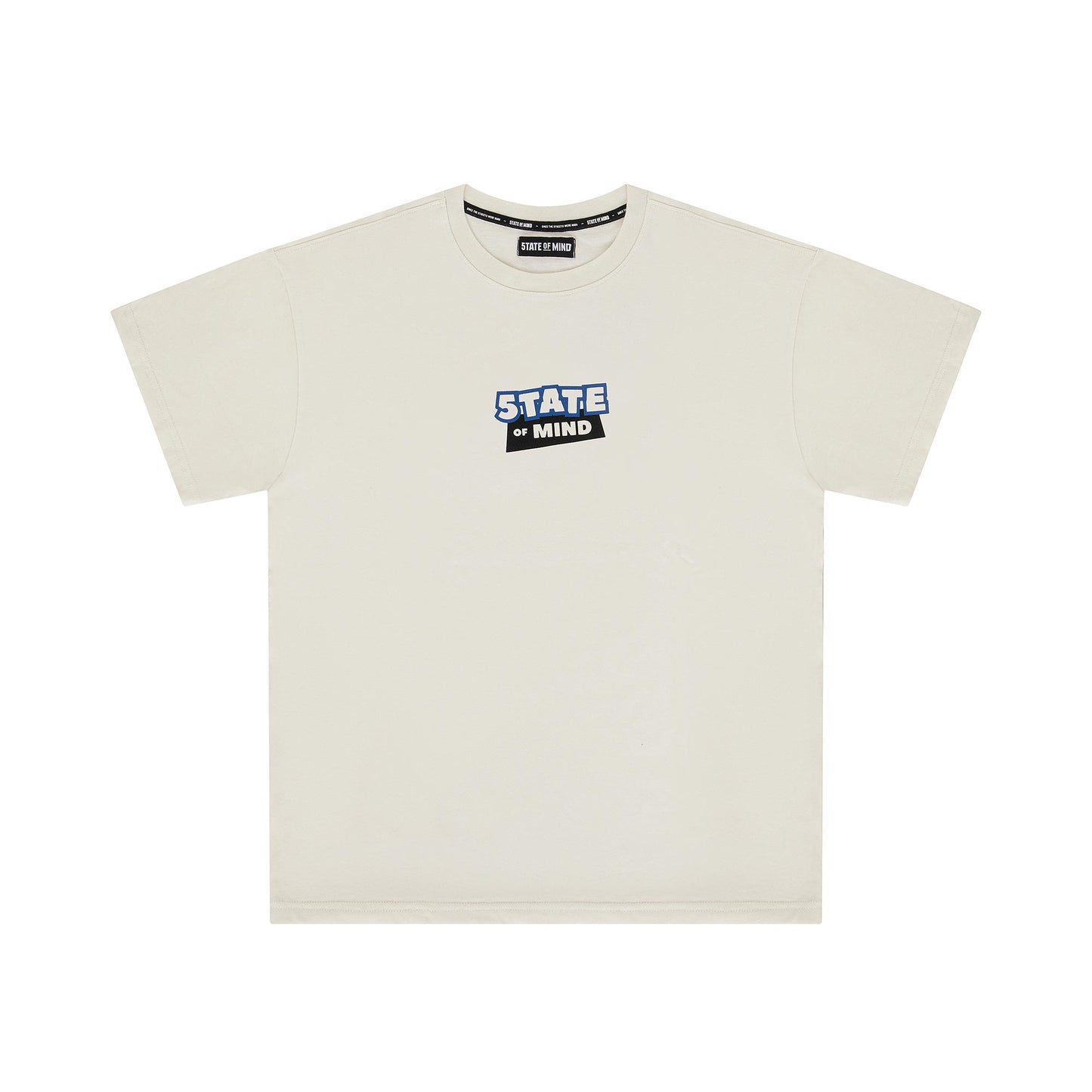 "5OM GRFX" 5OM Story Tee Off white