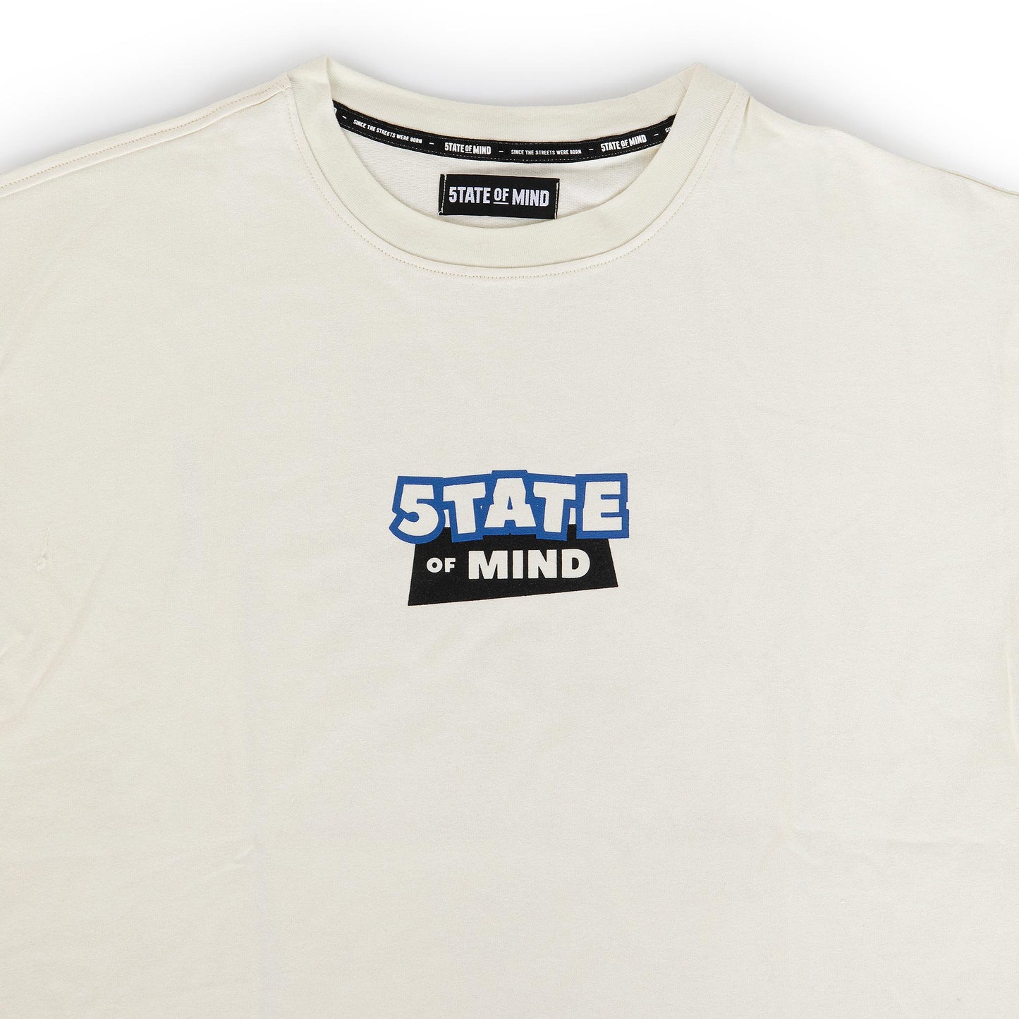 "5OM GRFX" 5OM Story Tee Off white