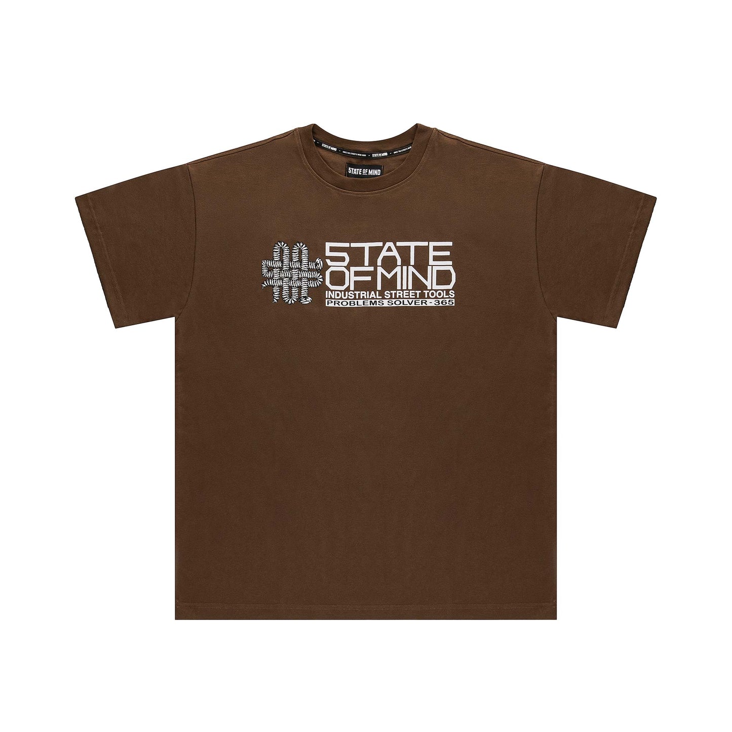 "5OM Street Tools" Tee Brown