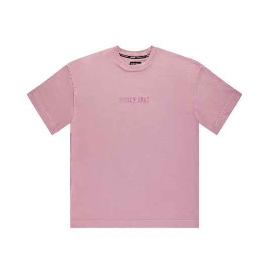 "5OM BOX LOGO" Box Logo T-Shirt Pink Wash