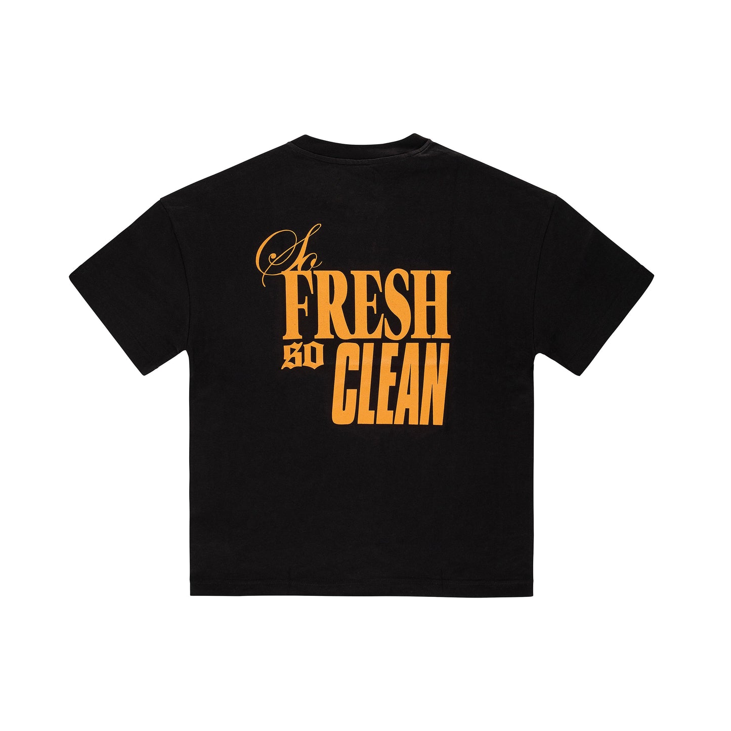 "5OM WORD UP" So Fresh So Clean Tee Black