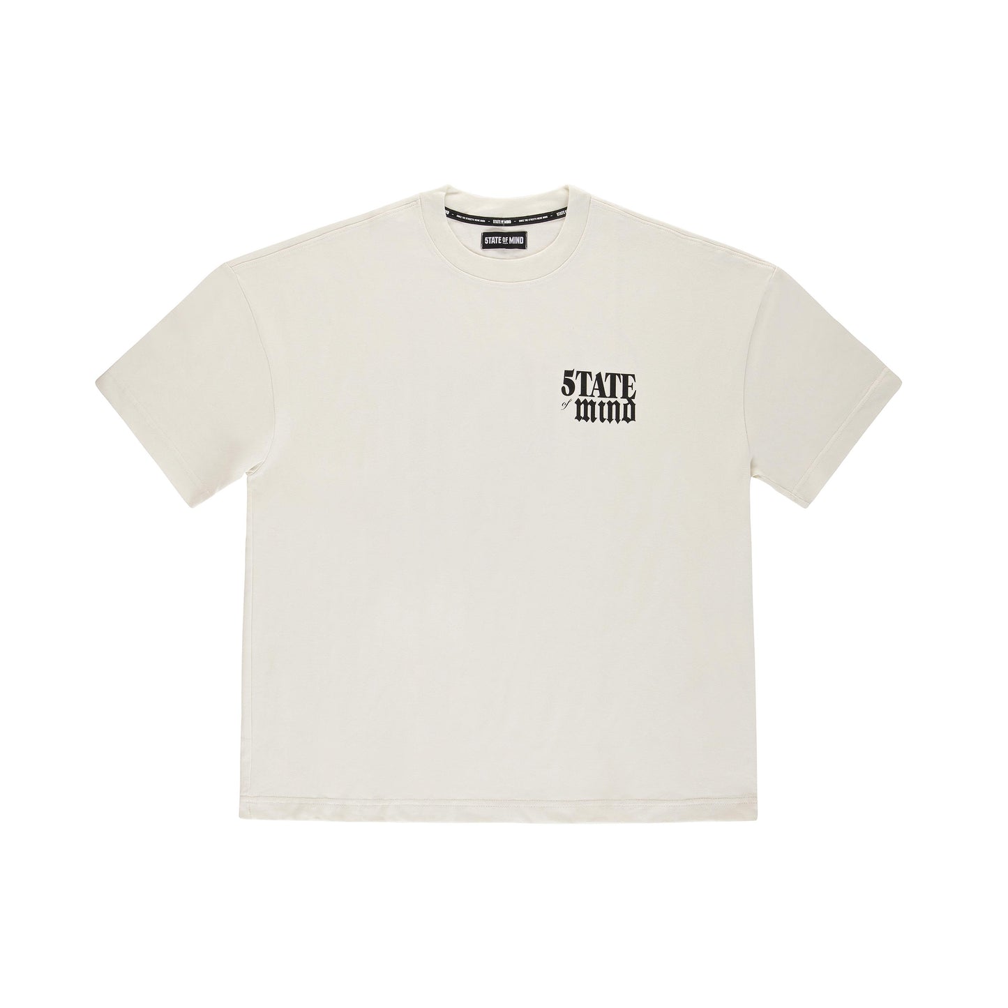 "5OM WORD UP" So Fresh So Clean Tee Off white