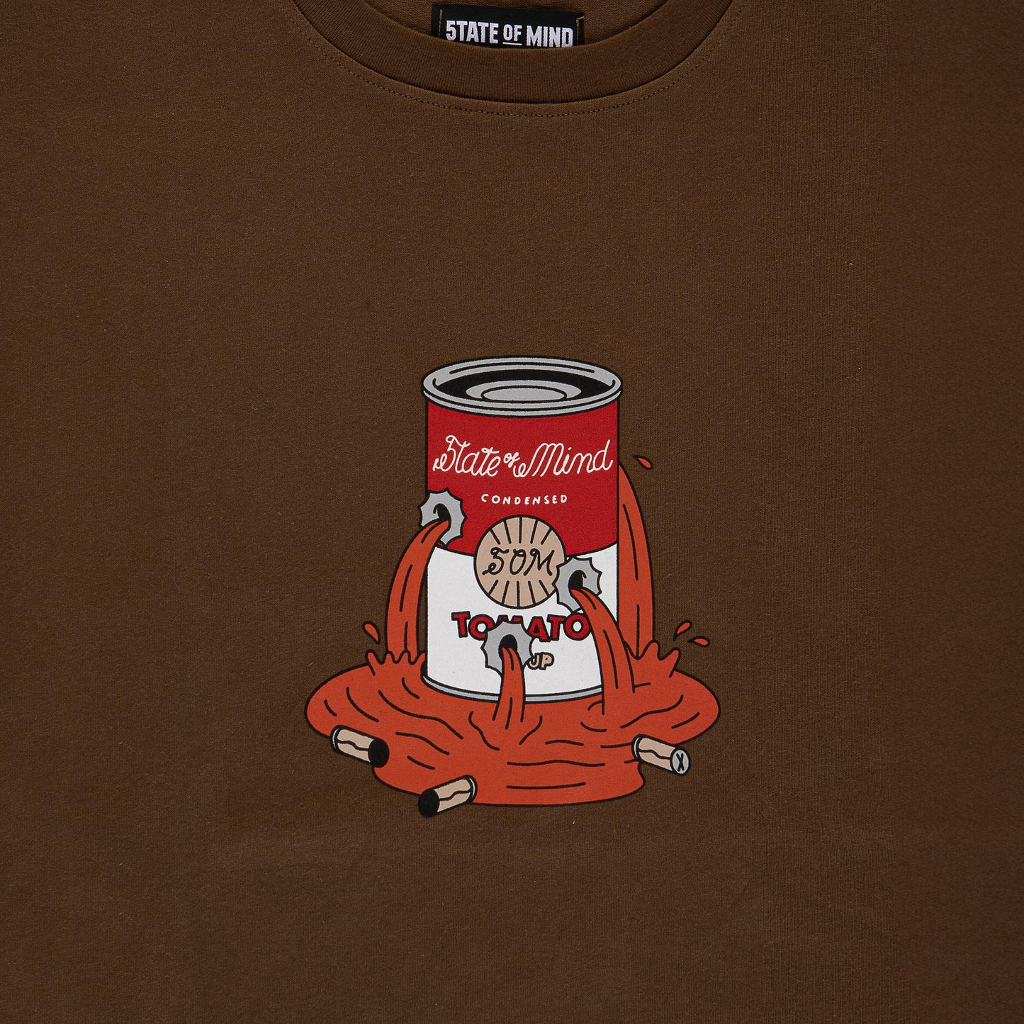 "5OM GRFX" Warhol 5OM Tee Brown