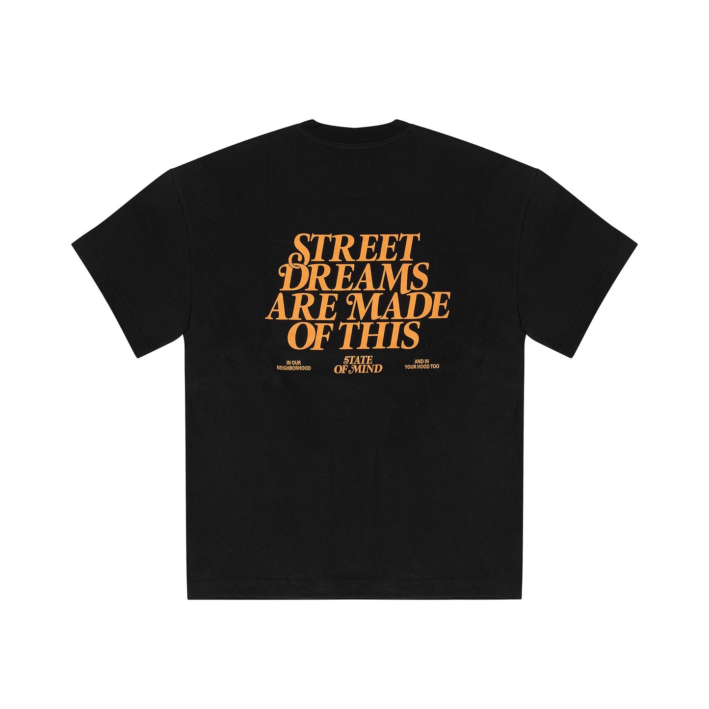 "5OM WORD UP" Street Dreams Tee Black