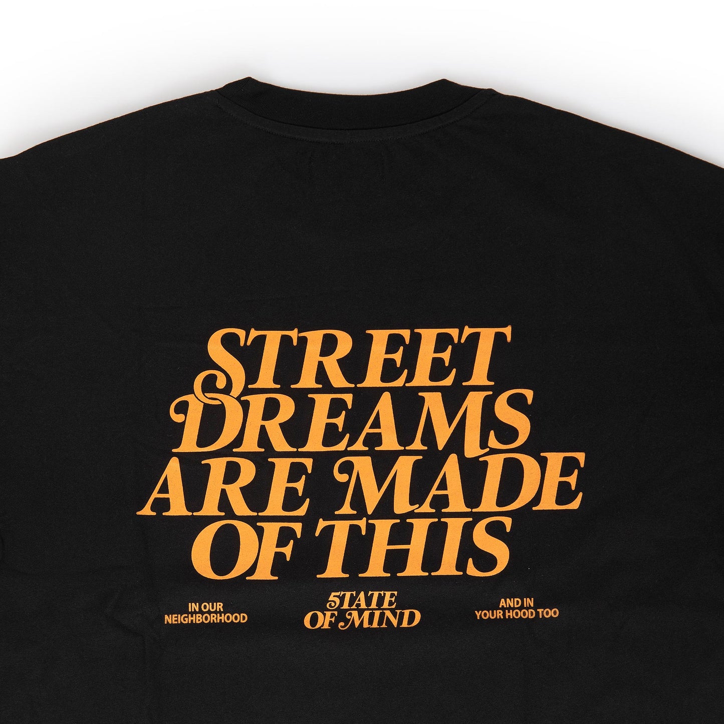 "5OM WORD UP" Street Dreams Tee Black