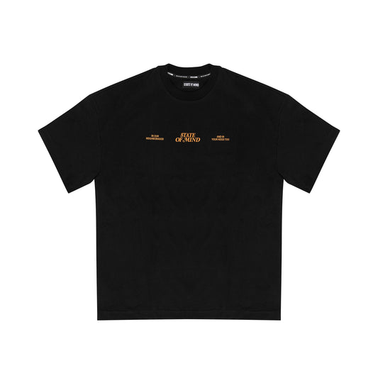 "5OM WORD UP" Street Dreams Tee Black