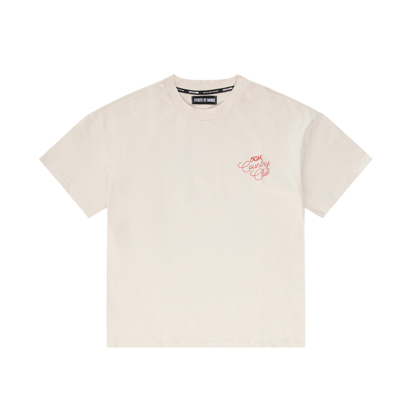 "COUNTRY CLUB " T-Shirt Off White
