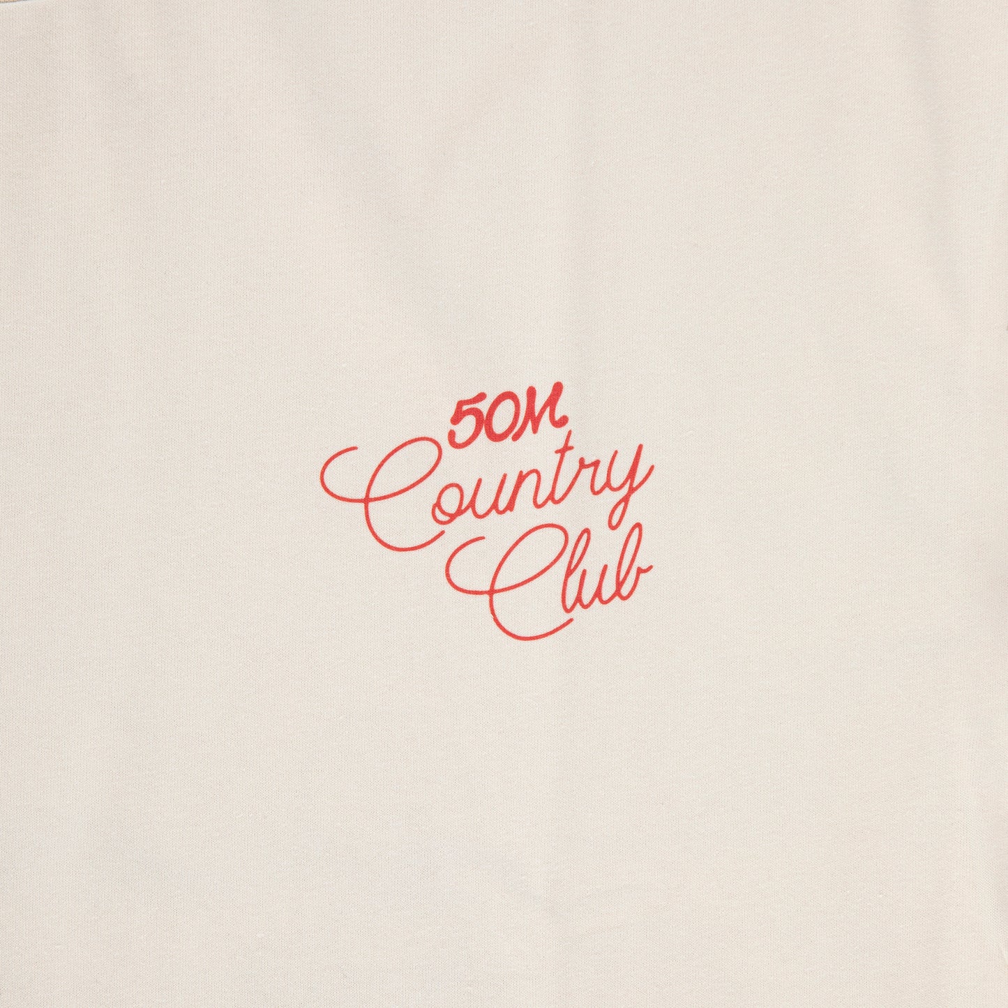 "COUNTRY CLUB " T-Shirt Off White