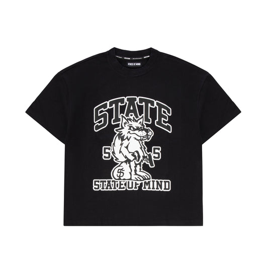 "WOLF ROBBER" T-Shirt Black