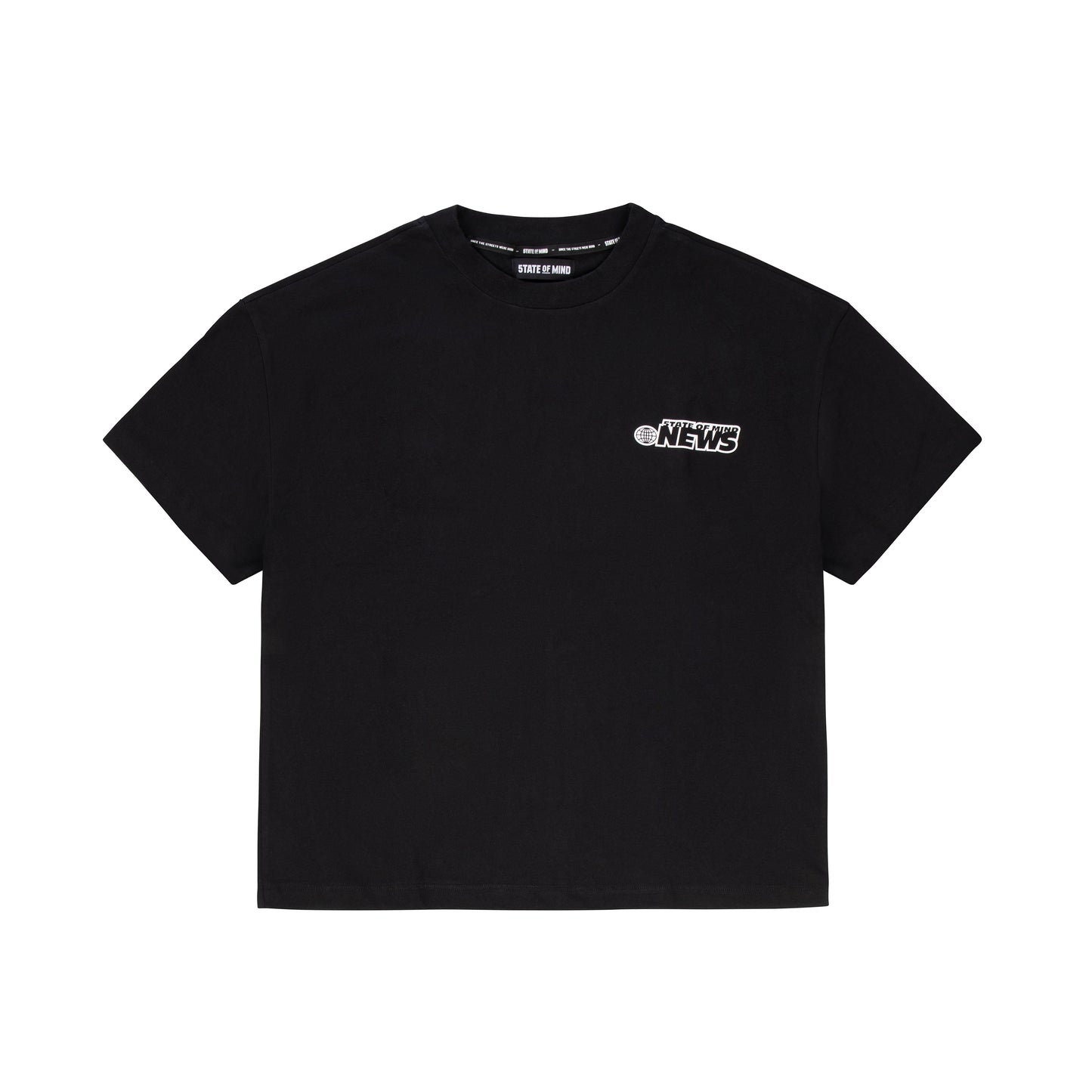 "5OM NEWS" T-Shirt Black