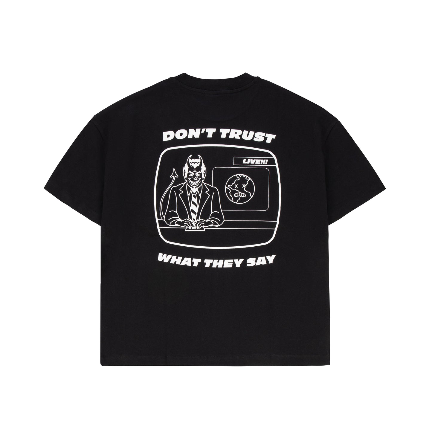"5OM NEWS" T-Shirt Black
