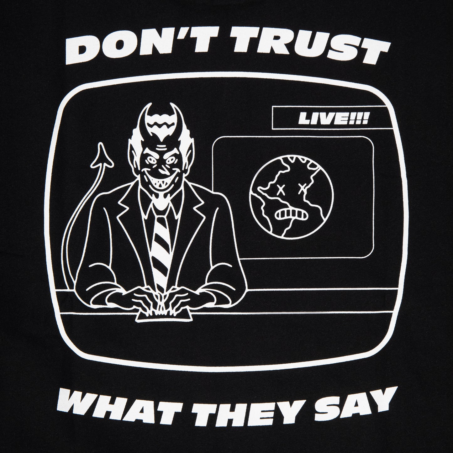 "5OM NEWS" T-Shirt Black