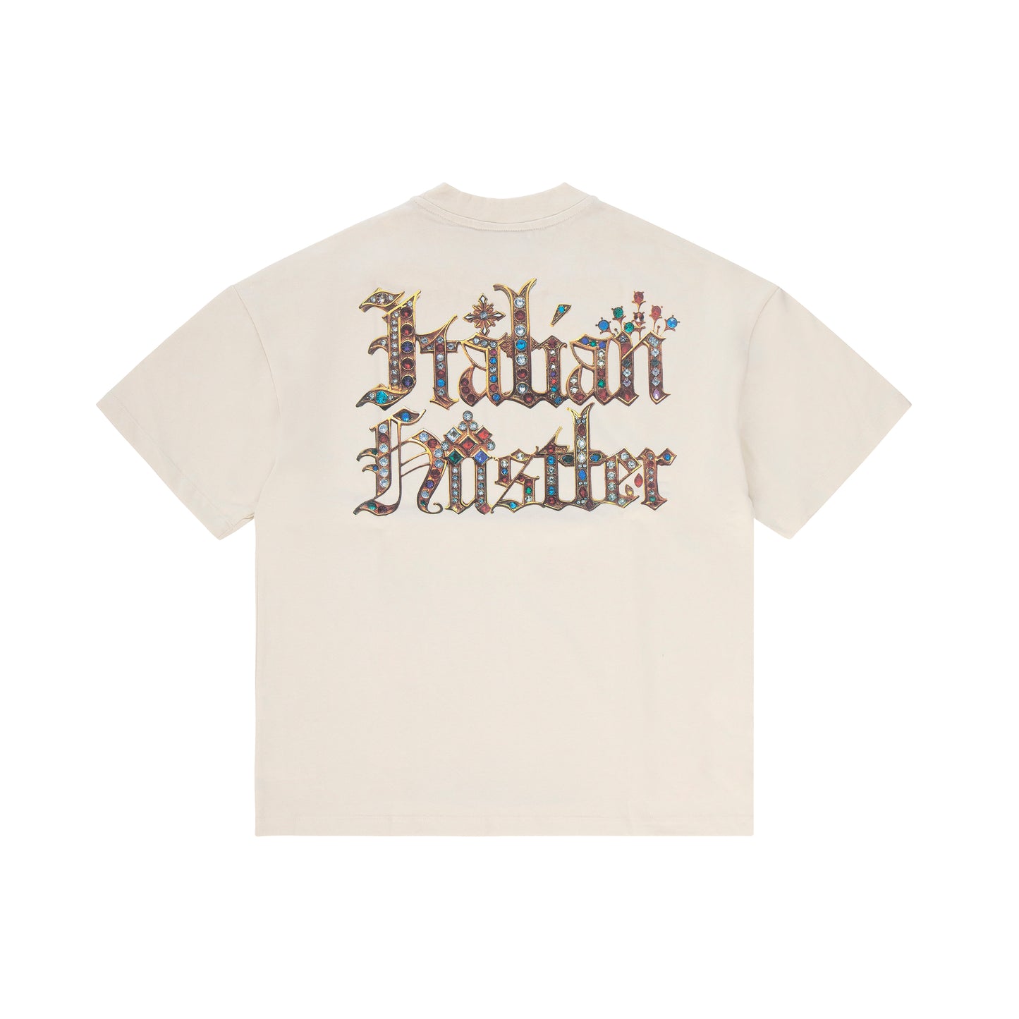 "ITALIAN HUSTLER" by Guè Hustler Bling T-Shirt White