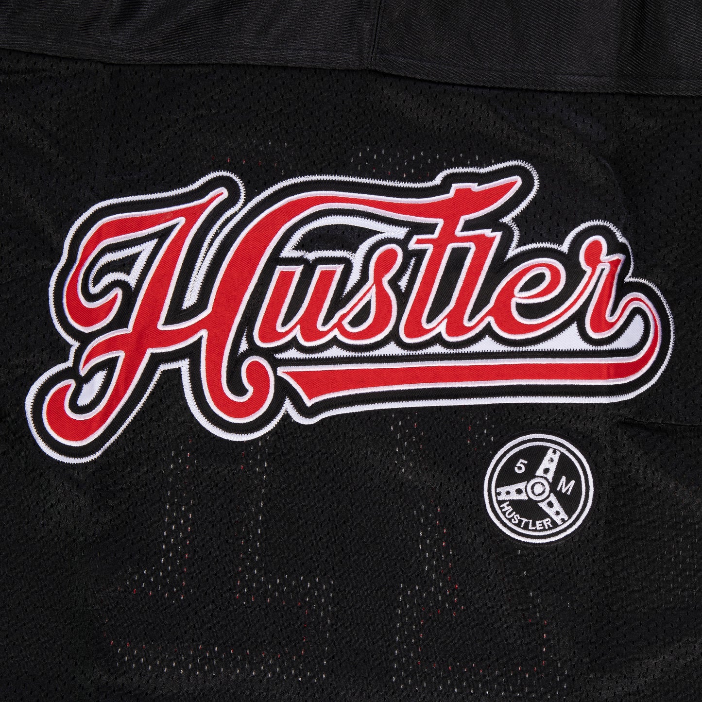 "ITALIAN HUSTLER" by Guè Jersey Football Black