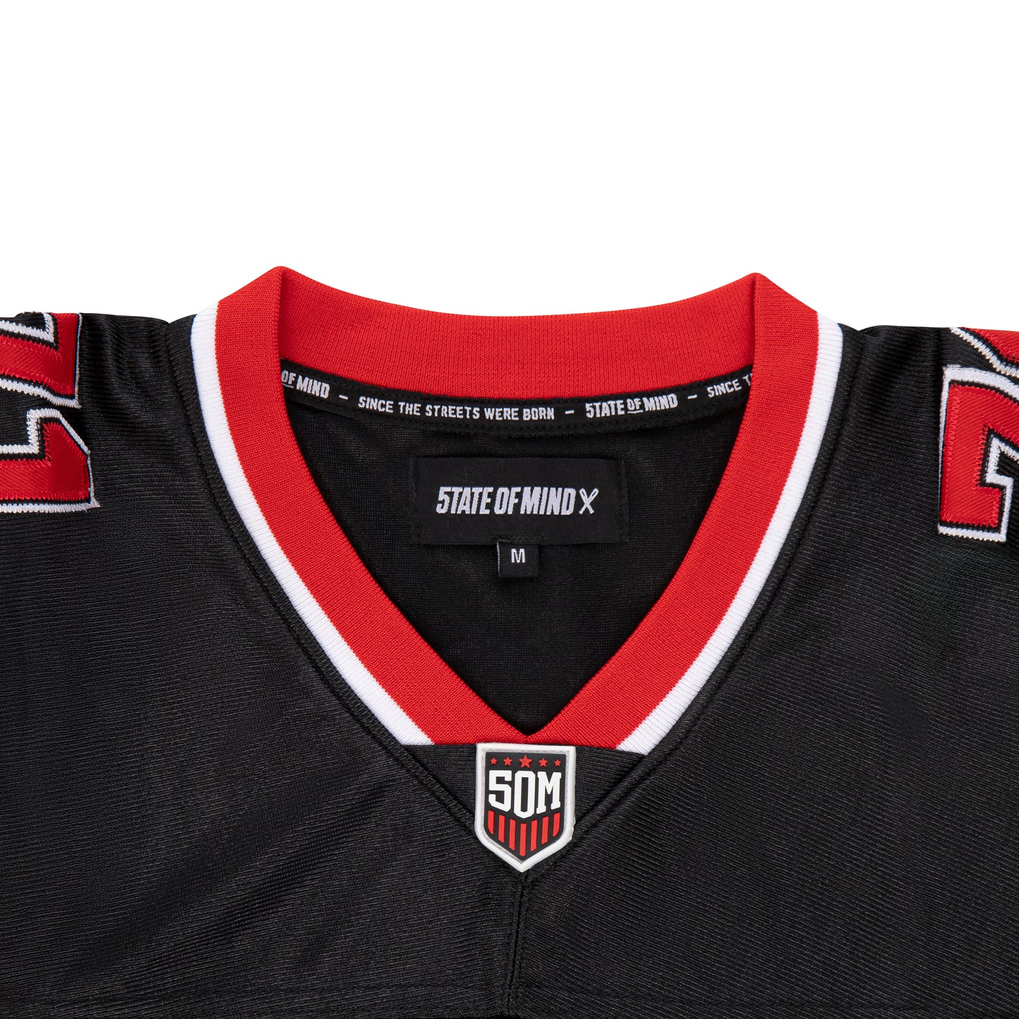 "ITALIAN HUSTLER" by Guè Jersey Football Black