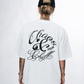 "CHAOS & CHILL" T-shirt White