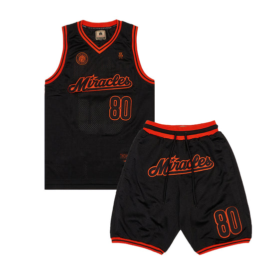 " EMME-I MIRACLES " Completo Basket Nero