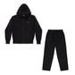 "MONOGRAM" Hooded Tracksuit Black T/T 500g