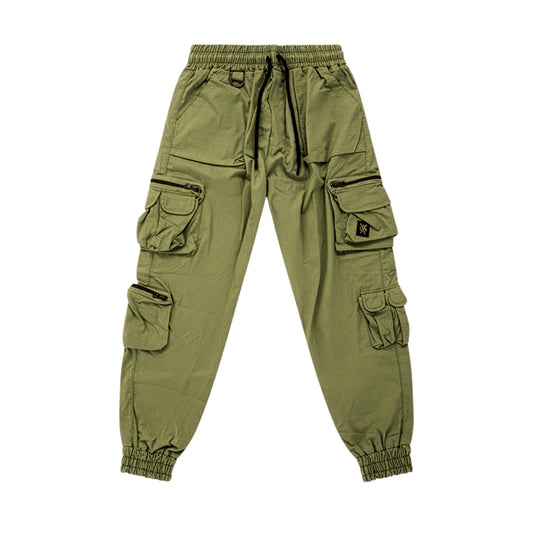 "RETROFUTURE CARGO" Jogger Military Green