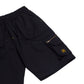 "RETROFUTURE CARGO" Ripstop Cargo Short Black