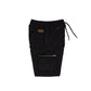 "RETROFUTURE CARGO" Ripstop Cargo Short Black
