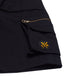 "RETROFUTURE CARGO" Ripstop Cargo Short Black