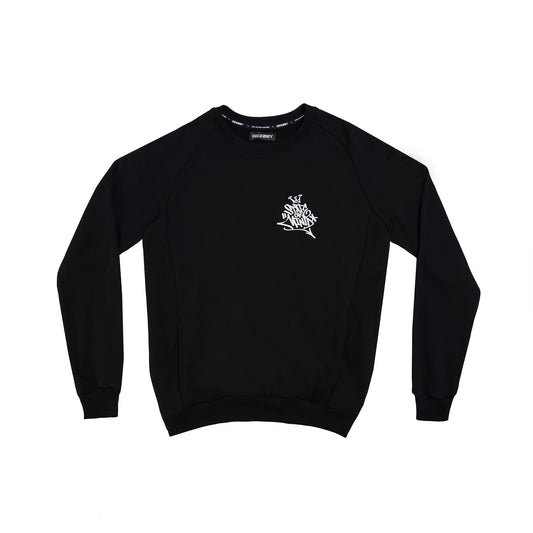 "5 RULES / TAG" black sweatshirt