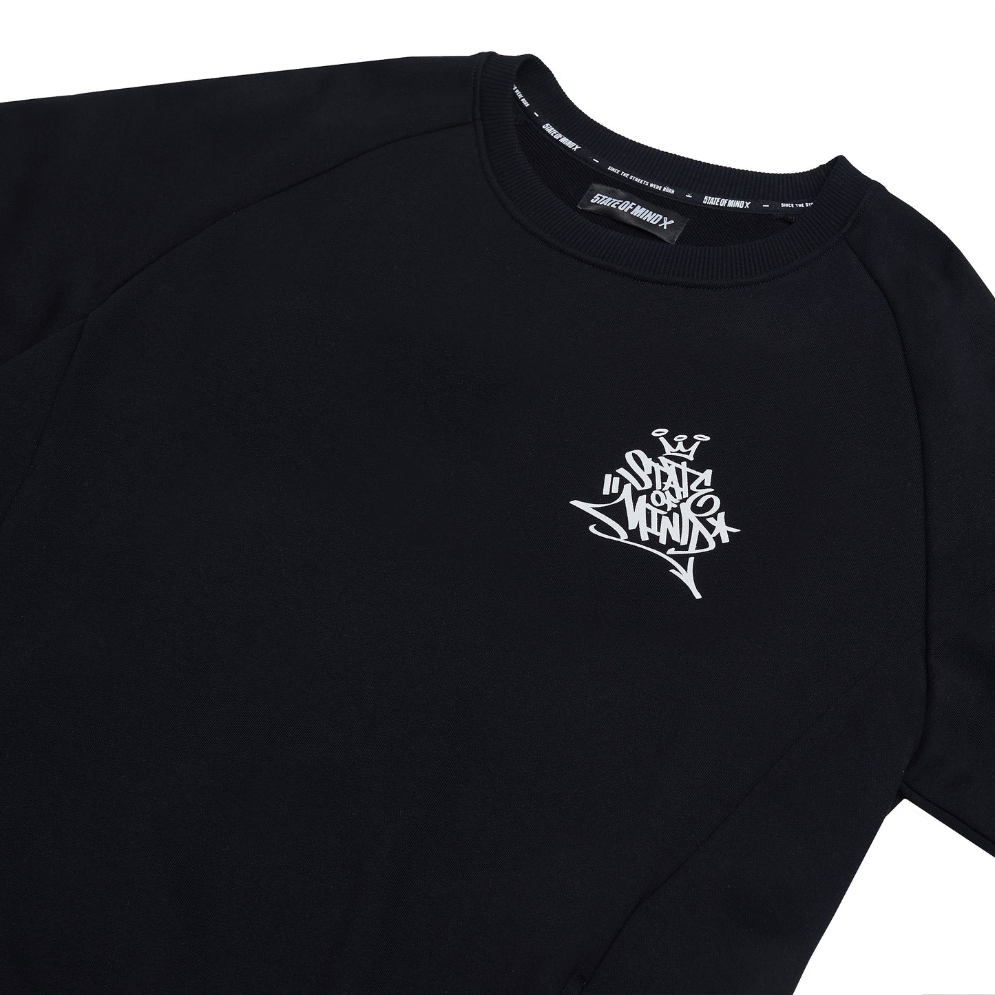 "5 RULES / TAG" black sweatshirt