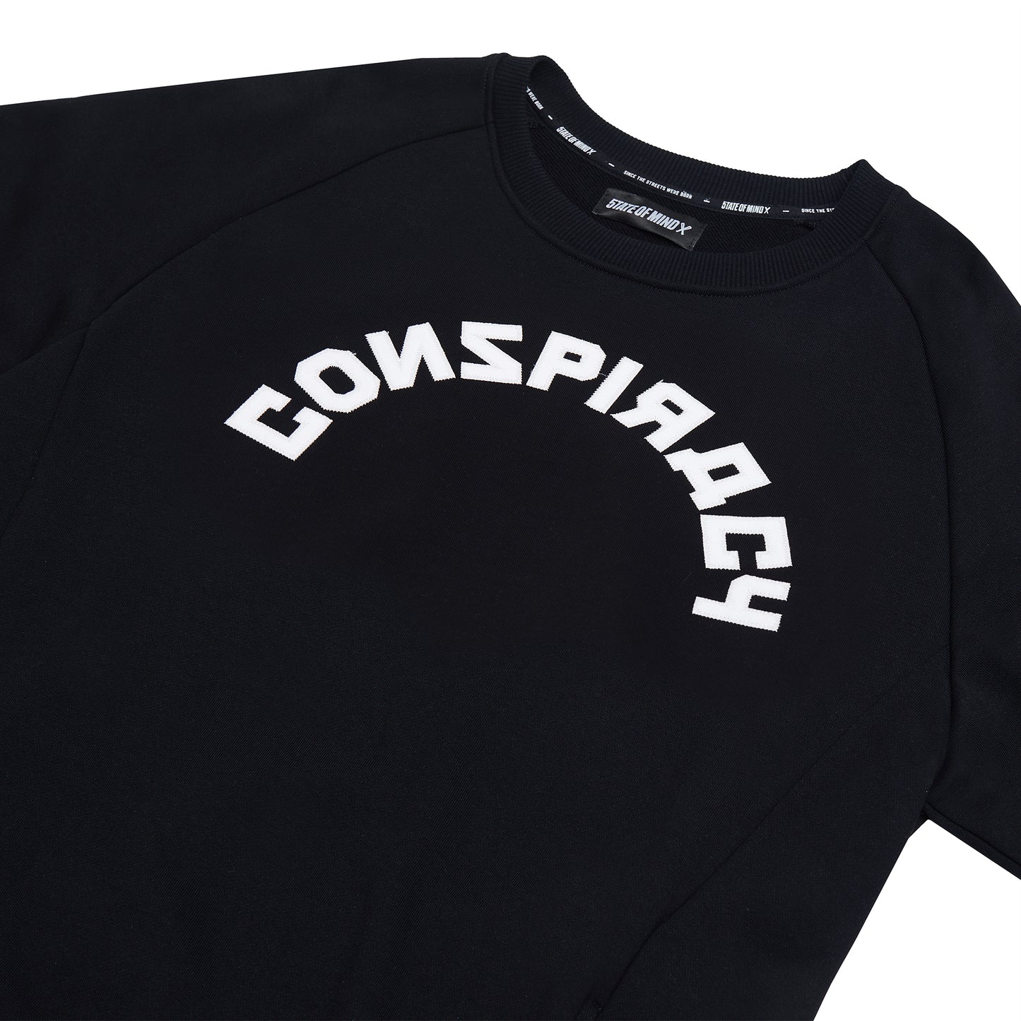 "CONSPIRACY" Sweatshirt Black