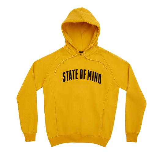"CAMPUS" Hoodie ocra / black