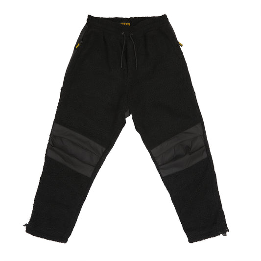 "RETROFUTURE" sherpa pants black