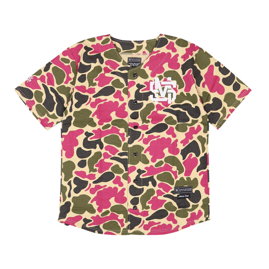 " MONOGRAM " Ripstop Baseball Shirt Camouflage