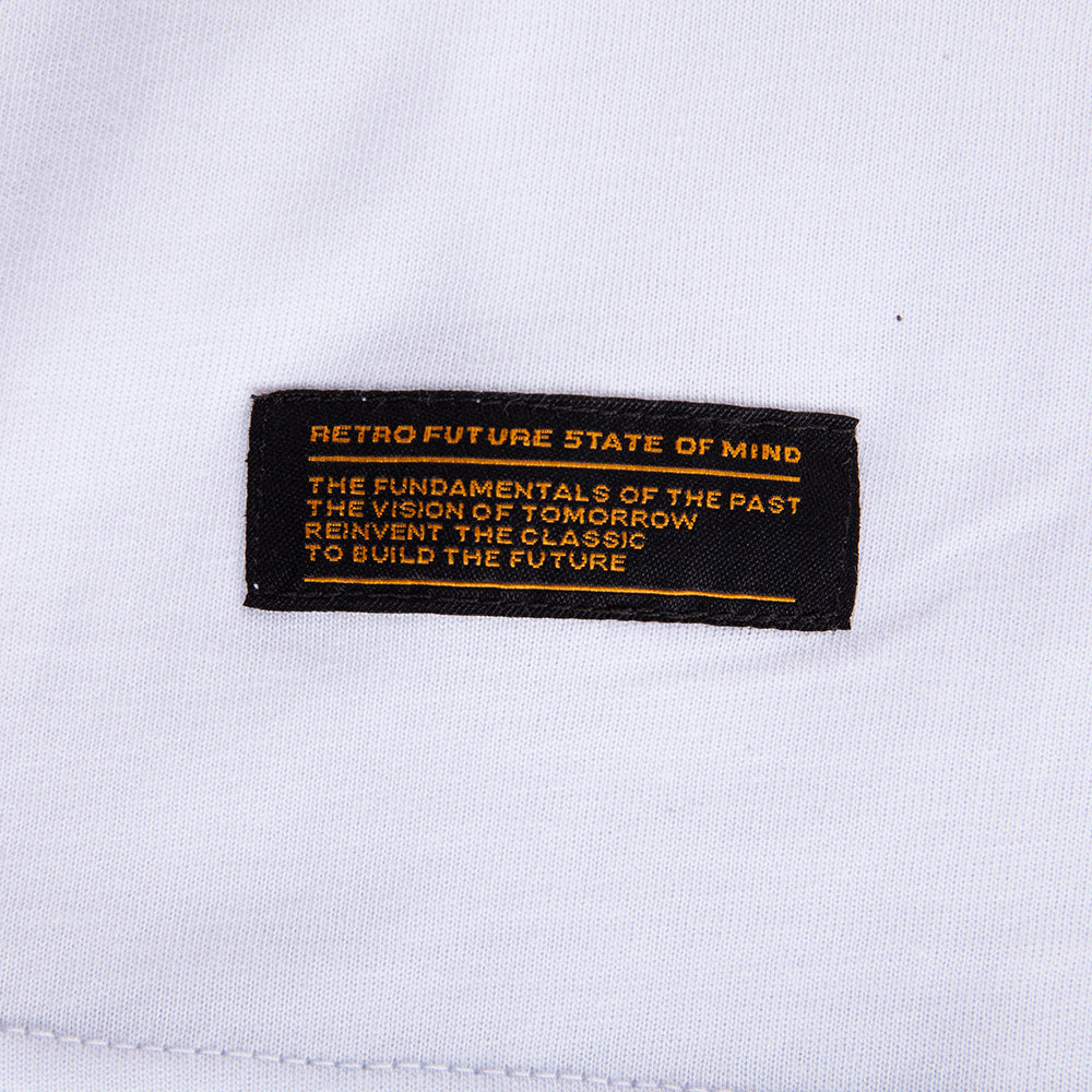 " RETROFUTURE BASIC " T-Shirt Bianca