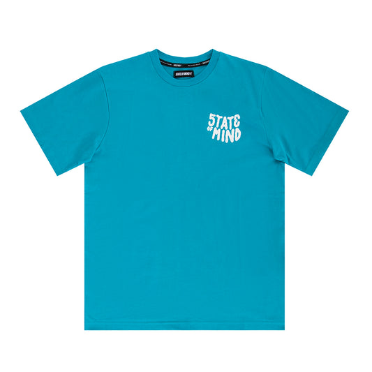 " WEEKEND " T-Shirt Azzurra