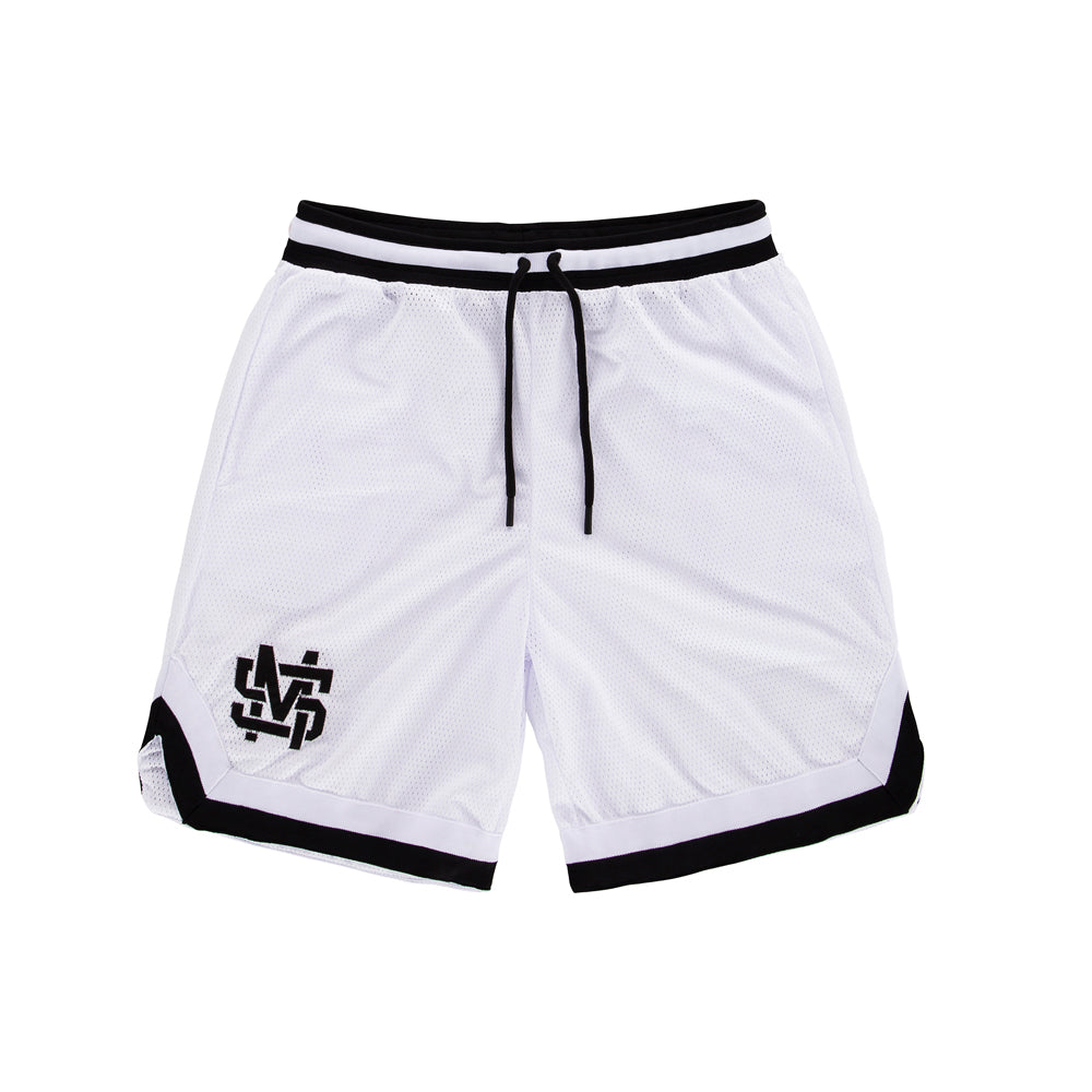 " MONOGRAM " Shorts Bianco