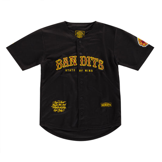 " BANDITS " Baseball Shirt Nera