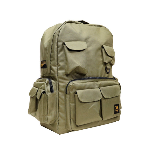 " RETROFUTURE " Backpack Verde Militare