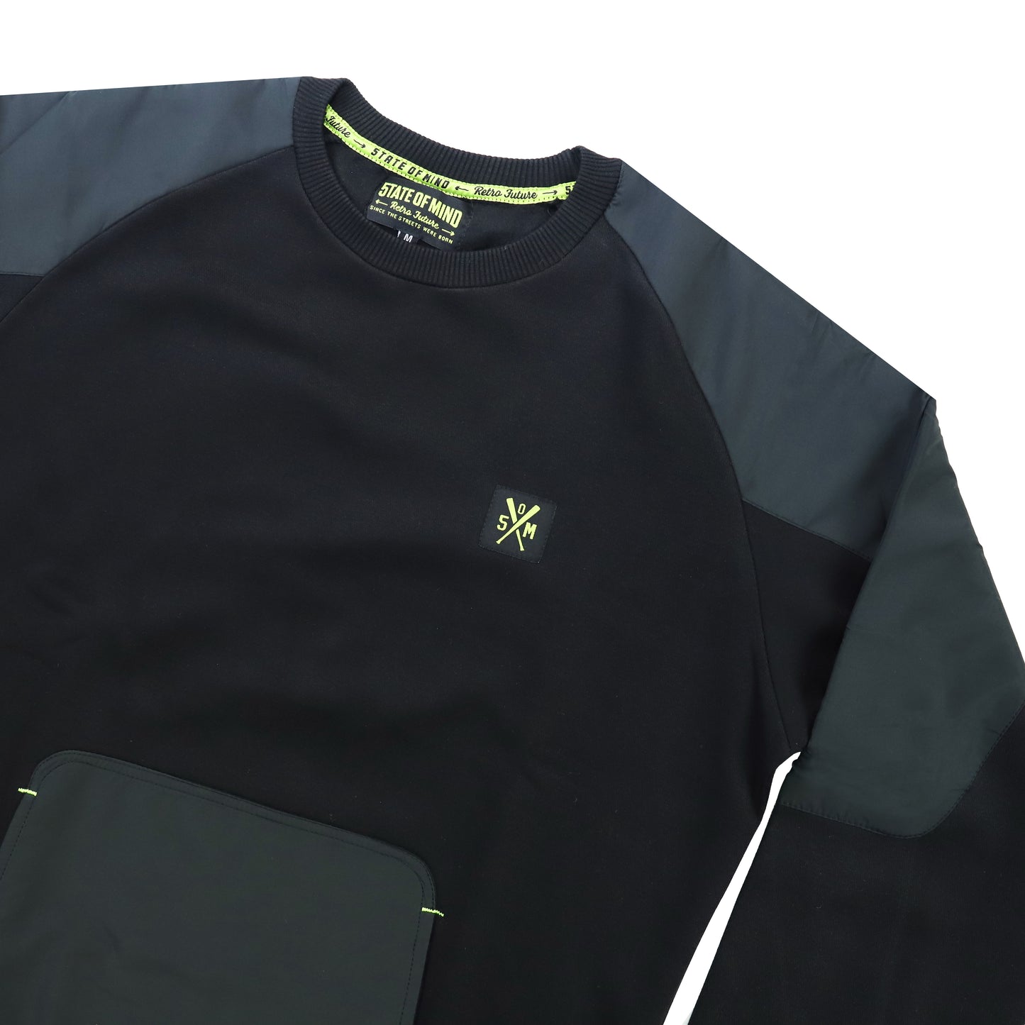 "RETROFUTURE" Tech Sweatshirt black