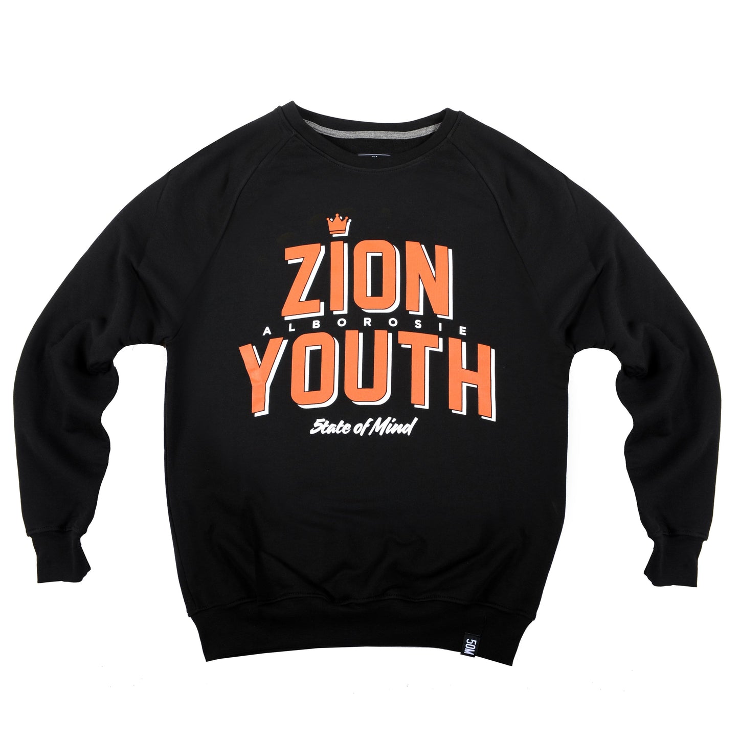 "ZION YOUTH 5OMxALBOROSIE" <br /> sweatshirt black
