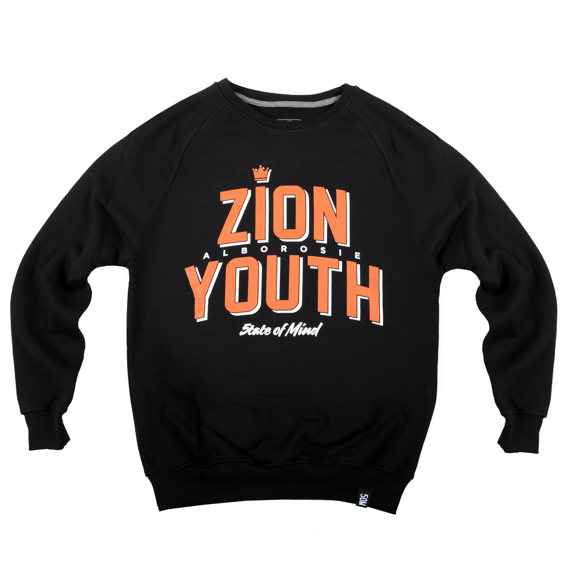 "ZION YOUTH 5OMxALBOROSIE" <br /> sweatshirt black