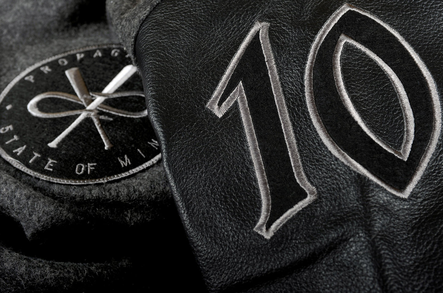 "5OMxPROPAGANDA 10 Years Anniversary" <br /> varsity jacket