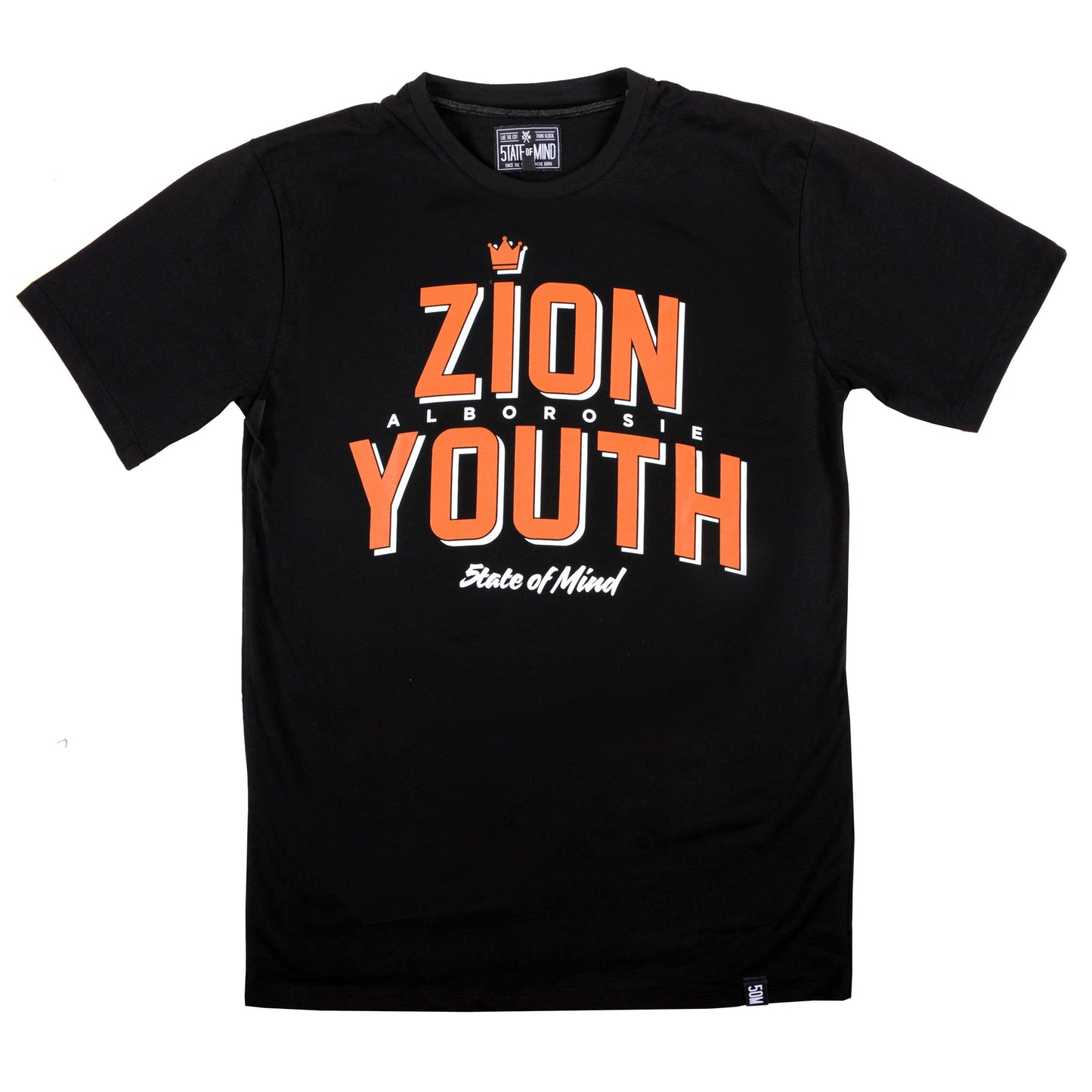 "ZION YOUTH 5OMxALBOROSIE" <br /> t-shirt black