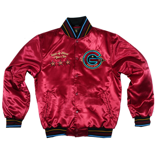 "5OM X GUE' X ZEN" Gentleman  bomber jacket