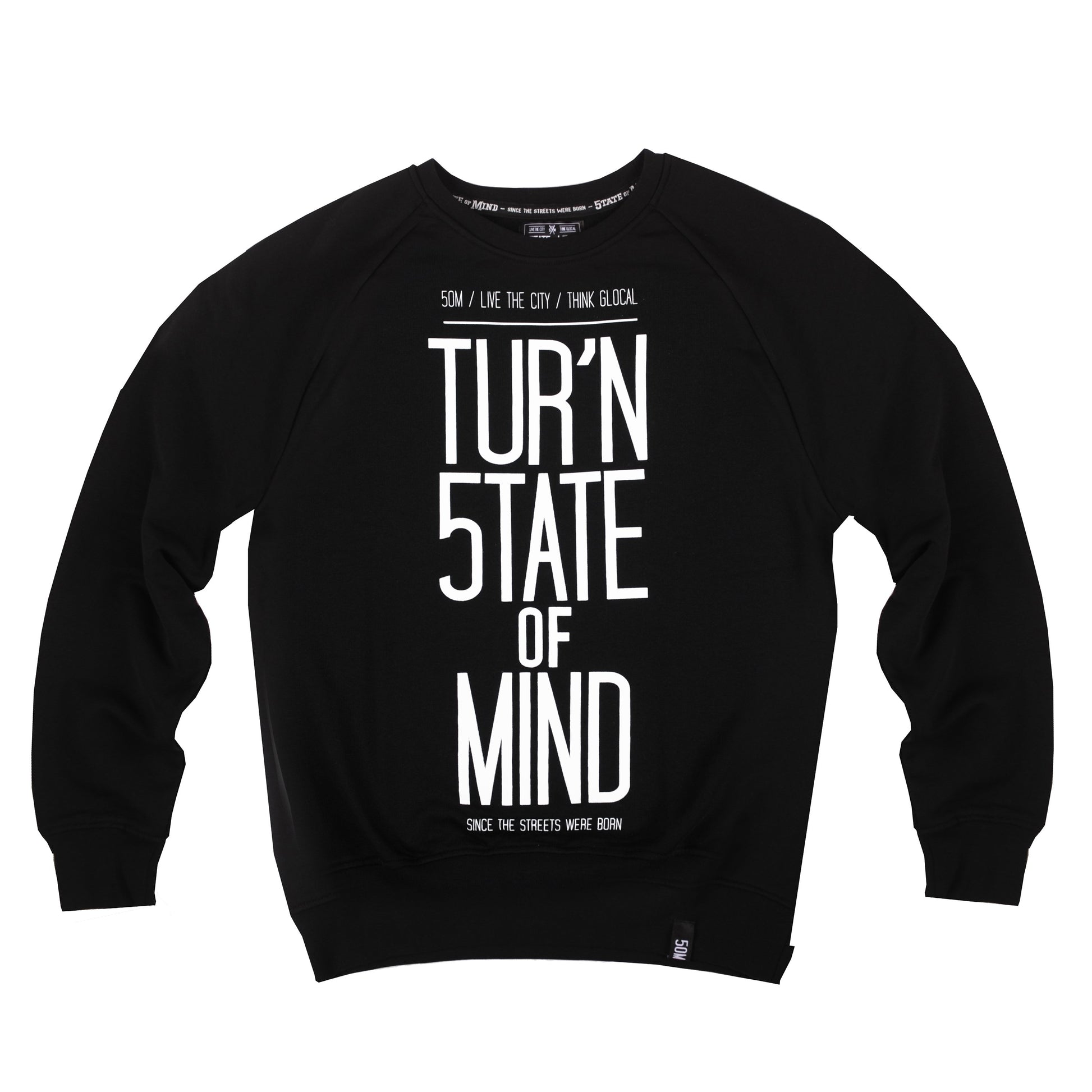 "TUR'N 5OM" <br /> sweatshirt black