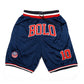 "5OM x IL REGAZ" basket shorts